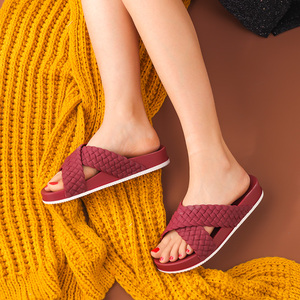 Sandali Estivi da Spiaggia per Donne con Suola <span class=keywords><strong>in</strong></span> <span class=keywords><strong>Gomma</strong></span> Morbida e Cinturini Intrecciati, <span class=keywords><strong>Ciabatte</strong></span> Estive per Ragazze - Product Image 5