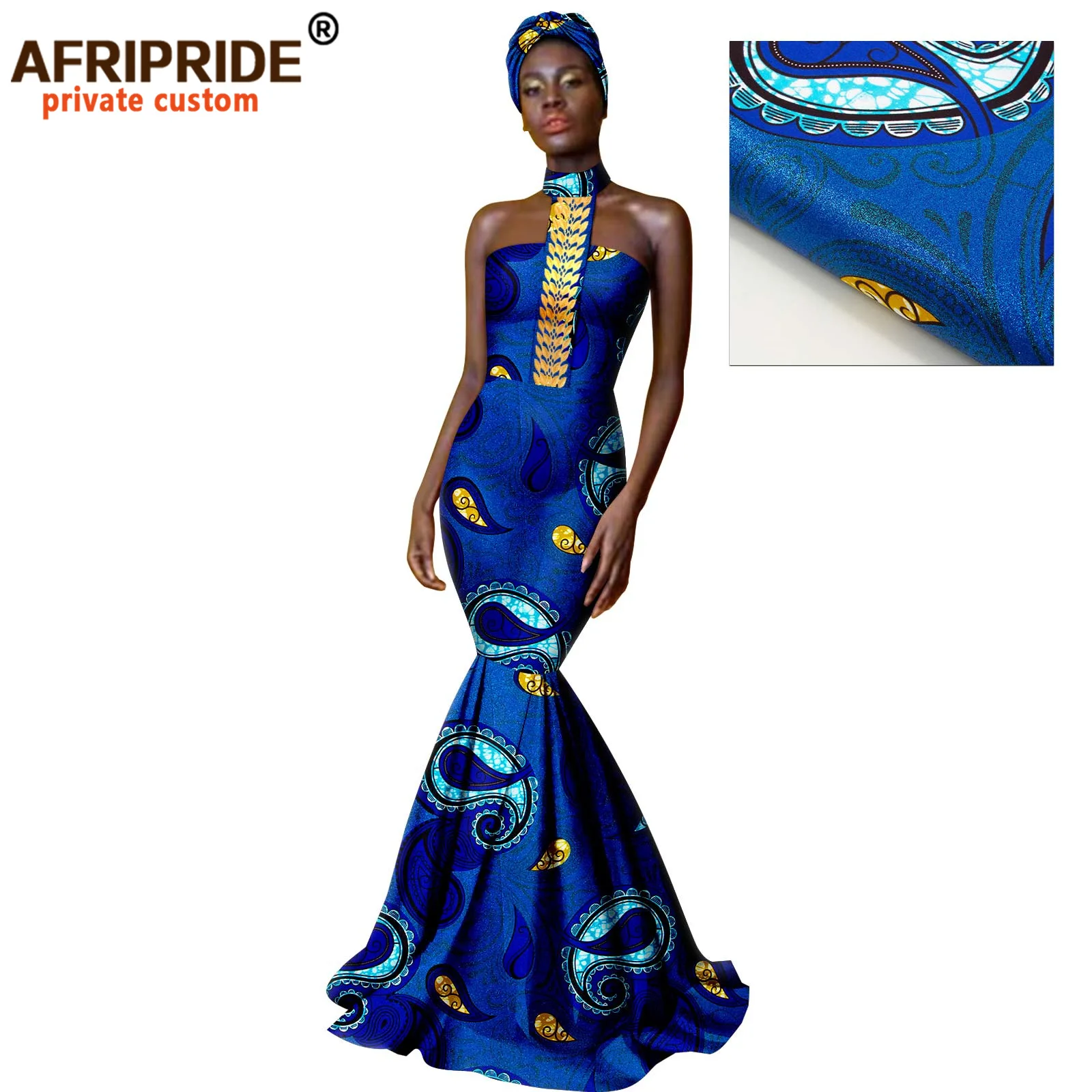 Women Dashiki Formal African Ankara Dress Cotton Wax Dashiki Dresses Maxi African Clothing Ankara Maxi Dress