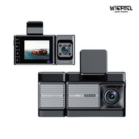 Caméra de tableau de bord BMW Winfull 4K à 3 canaux avec double objectif, WiFi 5G, GPS, vision nocturne, écran LCD 2,0 pouces, étanche, télécommande, garantie 1 an
