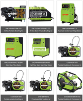 Compresseur d'air respiratoire haute pression APCOM 300 bars, compresseur d'air portable pour plongée sous-marine à moteur essence