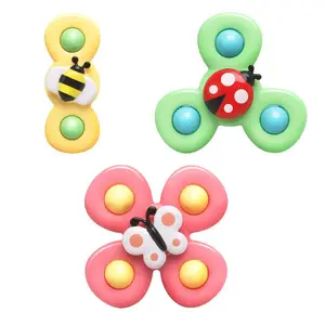 Tiktok Best-seller jouet pour enfants Fidget Spinner à ventouse Hochet à insectes Décompression Fidget Toy