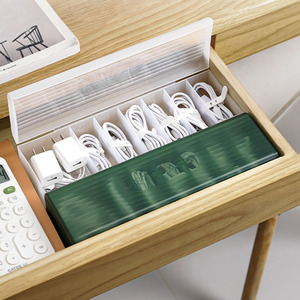 Vừng Cáp dữ liệu tổ chức phân vùng thiết kế dữ liệu dây lưu trữ hộp nhỏ cầm tay để lưu trữ cáp - Product Image 3