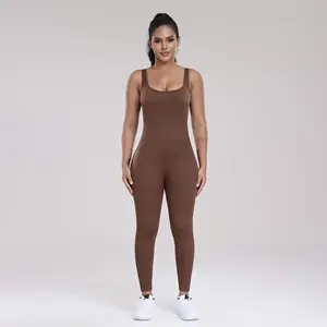 RUIQUWIN Hot Girls Fashion Jumpsuit Sexy Bodysuits Leggings Sports Yoga Suit Custom Women Workout Jumpsuits For Women