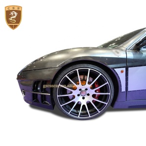 Kit de carrosserie en Fiber de carbone pour pare-choc avant, jupes latérales, <span class=keywords><strong>Ferrari</strong></span> <span class=keywords><strong>430</strong></span>, haute qualité - Product Image 4