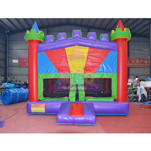 Indoor Kids Inflatable Bounce House Castle Bouncer Commercial <b>Trampoline</b> Park Use CE Certified 300-500kg Capacity 2-3 Year - Product Image 1