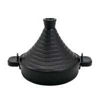 Tajine léger en aluminium moulé sous pression pour la cuisson quotidienne sur gaz ou induction, pot à tajine compact antiadhésif
