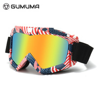 Lunettes de soleil de sport anti-UV pour l'extérieur, masque de ski, monture intégrale en PC, non polarisées, unisexe