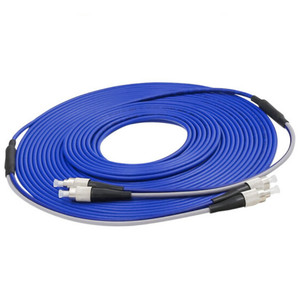 Trong nhà Duplex 9/125 Singlemode LC/UPC để <span class=keywords><strong>FC</strong></span>/UPC sợi quang Jumper bọc thép Cáp vá dây LC <span class=keywords><strong>FC</strong></span> SM sợi kết nối - Product Image 2