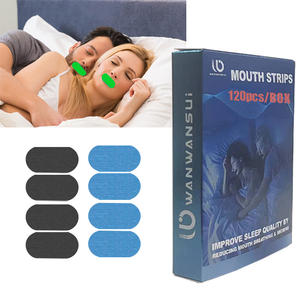 Impression de logo personnalisé Conception gratuite Taille Forme des lèvres Meilleure respiration Bande buccale pour homme femme avec boîte d'emballage personnalisée - Product Image 5