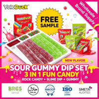 Yoloduck Voedselmaterialen Halal Gummy Candy 18 Maanden Fruit Smaak Gummy Candy Fruitig Groothandel Gummy Candy