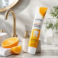 Dentifrice blanchissant à la vitamine C, nettoyage en profondeur, élimine les taches, haleine fraîche 72H, soin buccal, vente en gros