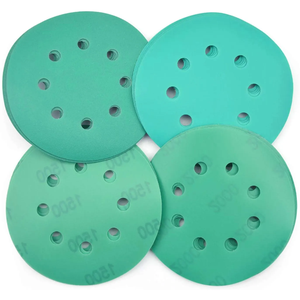 Polissage voiture peinture cloison sèche film céramique crochet et boucle verre disque abrasif en céramique papier abrasif disque de ponçage - Product Image 3