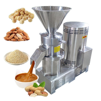 Machine à Broyer les Fèves de Cacao et Sésame, Moulin Colloïdal pour Fabrication de Tahini et Beurre de Cacahuète