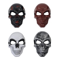 Masque de tête de fantôme style antique pour Halloween, en plastique, pour adulte, idéal pour les passionnés de guerre, de CS et de militaire, style champ de bataille