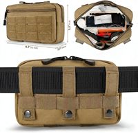 Trousse de traumatologie IFAK avec garrot, bandage israélien de 4 pouces, bandages élastiques, trousse de premiers secours tactique pour voiture, camping