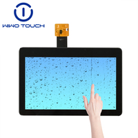 Pantalla Táctil Industrial de 11.6 Pulgadas, Resolución 1920*1080, Panel Táctil Capacitivo Negro con Interfaz USB