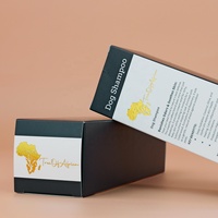 Boîtes en papier pour shampoing pour chien 350 g/m², emballages personnalisés pour soins des animaux avec estampage à chaud et vernis UV avec laminage soft touch