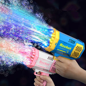 Nouveaux Pistolets à Bulles Lanceurs de Fusées pour Enfants Jouets d'Extérieur Garçons Filles Cadeau Machine à Bulles Électrique Automatique - Product Image 1