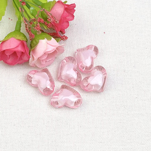 Acrylic Heart Shape Loose <b>Beads</b> For Bracelet Making Candy <b>Beads</b> ZTG Yiwu Origin Winter 2021 - Product Image 2