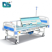 Elevación Trasera 0-75 °   Elevador de Piernas 0-30 °   Fall Legs 45 °   Cama de Hospital Manual Ajustable con 5 Funciones y 4 Manivelas para Girar la Parte Superior del Cuerpo