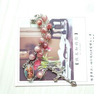 묵주 카톨릭 십자가 예수 그리스도 용품 묵주 목걸이 - Product Image 4