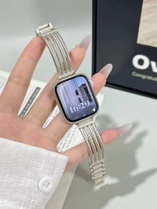 Correa de repuesto de la <span class=keywords><strong>serie</strong></span> de aleación de <span class=keywords><strong>titanio</strong></span> de moda 38/40/41/42/44/45/49mm para <span class=keywords><strong>Apple</strong></span> <span class=keywords><strong>Watch</strong></span> Band 9 8 7 <span class=keywords><strong>6</strong></span> 5 4 3 2 1 SE SE2 - Product Image 6