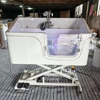 Baignoire SPA pour animaux de compagnie (chats et chiens) avec lumière colorée et fonctions de bain au lait, modèle 2026.2.7