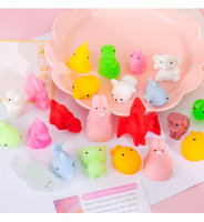 Jouet mollusque pour enfants, mini-animal en silicone Kawaii à remontée lente, anti-stress, doux, à pincer, pour les doigts