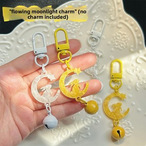 Ornamento in acrilico a forma di coniglio per il Festival di Metà Autunno, portachiavi luminoso che guarda la luna, grazioso ciondolo per borsa, piccolo regalo all'ingrosso cinese - Product Image 2