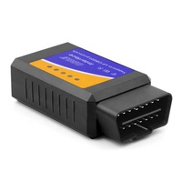 Escáner de Diagnóstico Automotriz ELM327 OBD2 25k80 IC, Versión de Software Más Reciente, Plástico, Eléctrico, 2 Años de Garantía, Detector de Fallas de Automóviles con WIFI