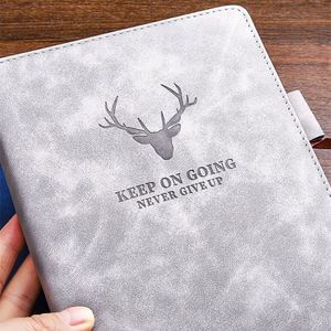 Custom Printing Leather Hardcover Planner Line <b>Journal</b> A5 100 Sheets Gift Set - Product Image 2