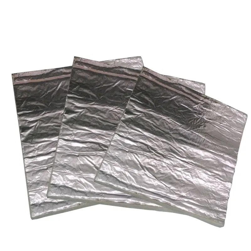 Manta aislante de nano Aerogel cubierta con papel de aluminio en ambos lados