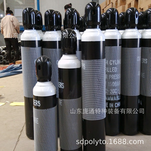 Cilindro de Acero para Uso en el Extranjero para Nitrógeno, Argón, Dióxido de Carbono y Oxígeno, 6.7L, con Asa, Certificado por el DOT según el Estándar Nacional - Product Image 3