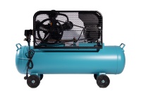 Compresseur d'air portable à moteur lubrifié 220V 70L 2.2KW 1020 tr/min, type piston, refroidi par air, 250L/min