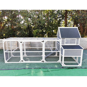 Grand poulailler en bois pour extérieur Poulailler Vente en gros Grand poulailler pour poulaillers avec nichoir Zone de course - Product Image 4