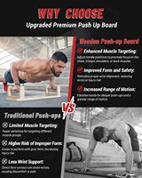 Ensemble de planches de musculation pliables multifonctionnelles en bambou avec bandes de résistance