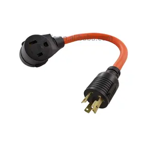 1.5ft NEMA L14-30P đến 6-50r, máy phát điện dây điện để thợ hàn Adapter, 4 prong đến 3 dây 125/250V CE phê duyệt