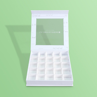 Boîte cadeau en carton personnalisée de luxe pour chocolats, avec fenêtre en PVC, pour la Saint-Valentin