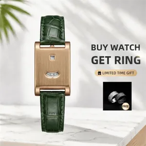Montre carrée de haute qualité pour hommes, montres de luxe pour hommes, automatique, mécanique, <span class=keywords><strong>steeldive</strong></span>, cadeau élégant - Product Image 2