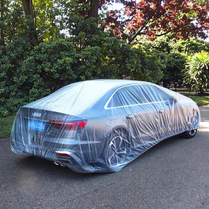 Elastik bant araba kılıfı ile yüksek kaliteli özelleştirilebilir PE plastik tek kullanımlık % ev araç gereçleri su geçirmez toz geçirmez - Product Image 3