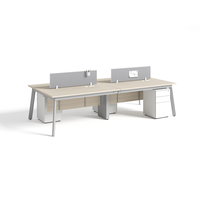 Bureau de poste de travail modulaire pour le personnel 2 4 6 8 Directement du fabricant Mobilier de bureau