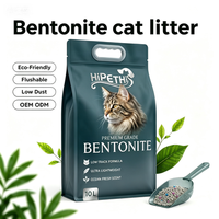 Arena para Gatos de Bentonita de Sodio, Proveedor Mayorista, Arena para Gatos de Colores, Libre de Polvo, Aglutinación Rápida, 5L /10L /20L