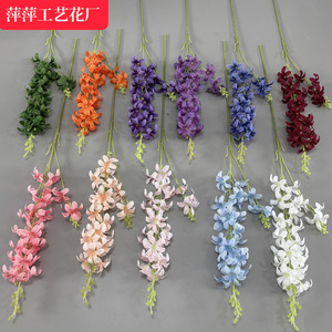 Flor Artificial de Delphinium de Colores Mezclados, Flor de Seda para Decoración de Bodas, Hogar, Accesorios de Fotografía al Aire Libre - Product Image 5