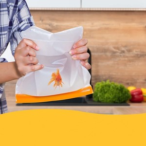 Bolsas de Almacenamiento Reutilizables de Silicona y PEVA Transparentes para Congelador, Herméticas con Cierre, para Conservación de Alimentos Frescos - Product Image 4