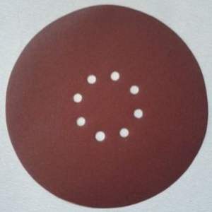 Disques de ponçage floqués 9 pouces 225 mm en alumine perforée pour ponçage de murs, rénovation, meubles, métal - Product Image 3