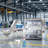Machine de remplissage automatique de détergent à piston servo pour liquide vaisselle, shampoing, désinfectant pour les mains