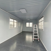 Maison conteneur à double étage à assemblage rapide, cabane préfabriquée pour bureau de chantier