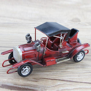 Classico stile europeo modello di auto d'epoca in ferro artigianale per la decorazione del Desktop per la casa e la vetrina - Product Image 5