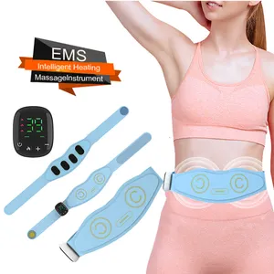 Factory Body Ems Belt Muscle Relax Electric Weight Loss Massager Fat Burning Warming Belt Massage Vibration Belt