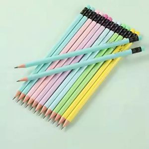 Crayons en bois noir personnalisables avec logo, 2B Hb, pour l'école, les étudiants, cadeau promotionnel, crayons standard pour écrire et dessiner, vente en gros - Product Image 4